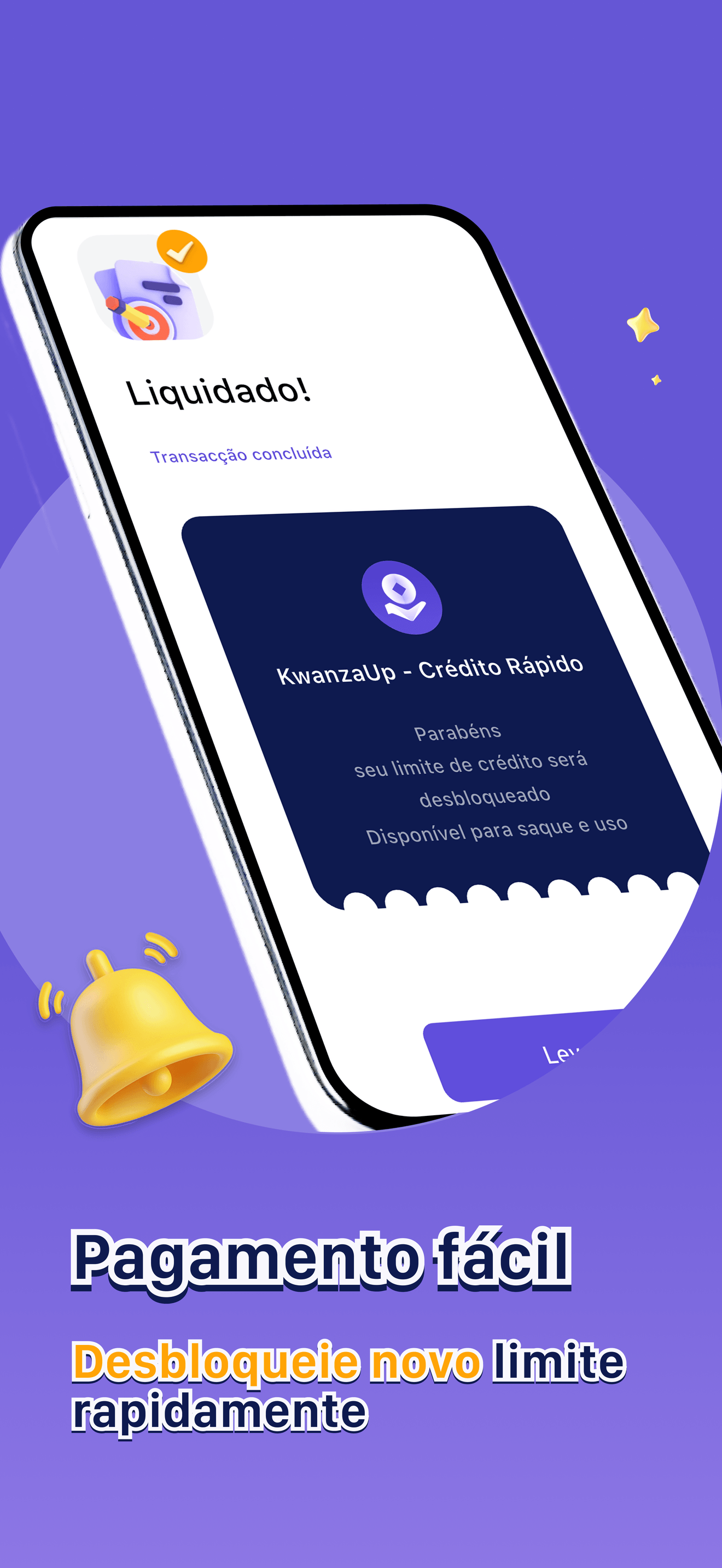 KwanzaUp completed payment screen